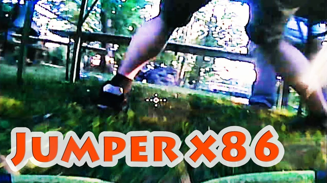 ✔ Микро коптер на мощном аккумуляторе!! 80мм на БК моторах [Jumper X86 от Eachine]