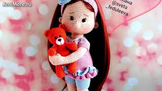 Амигуруми: схема Мишка для куклы. Игрушки вязаные крючком - Free crochet patterns.