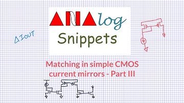 #10 Mismatch in simple CMOS current mirrors - Part III