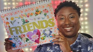 ASMR Scrapbooking with FRIENDS! | (Soft spoken roleplay, gentle hand movements, stickers, tapping) screenshot 5