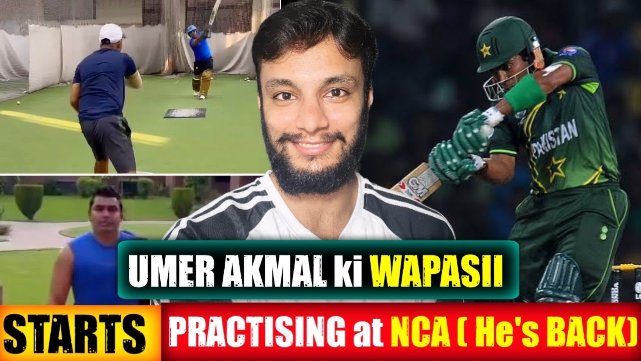 Umer Akmal practice at NCA | UMER AKMAL in National Cricket Academy | Umer Akmal is BACK 