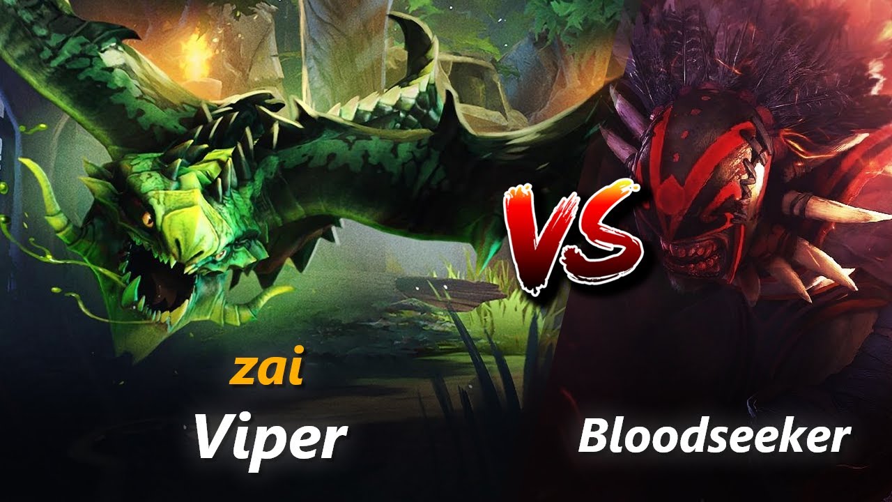 zai mid Viper vs Bloodseeker | First 10 minutes