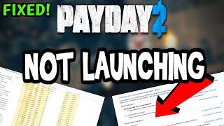 How to Fix Payday 2 not Launching (100%Fix)