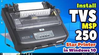 How to Download & Install TVS MSP 250 Star Printer Driver in Windows 10 PC or Laptop screenshot 5
