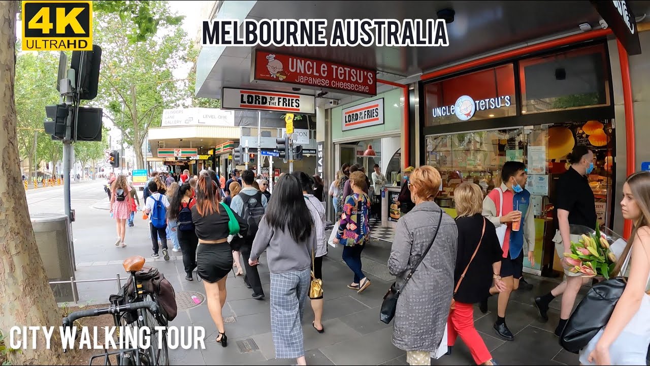 EXPLORING MELBOURNE CITY AUSTRALIA 4K VIDEO