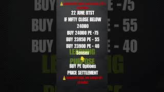BTST 22 JUNE ✅ LIVE CHART ANALYSIS LEARNING TRADING STRATEGY 👀 MARKET SENTIMENT #tradingeducation