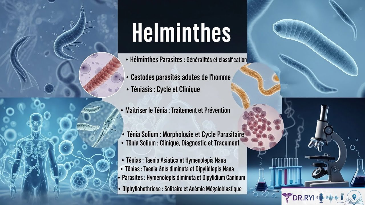 Parasitologie : Maîtriser les Helminthes Intestinaux (Révision Express pour Étudiants)