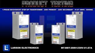 1-Phase Buck/Boost Step-Up Transformer - 208V Primary - 230V Secondary - 41.67 Amps - 50/60Hz