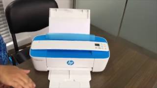 Cómo hacer la copia de un documento rígido con la HP Deskjet 3775? - YouTube