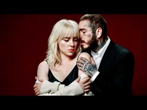 Billie Eilish ft Post Malone - You Only Text At Night ( Lyrics Videos )