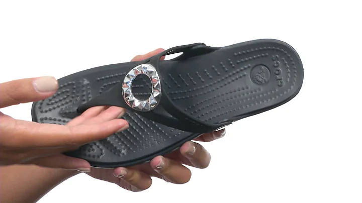 Crocs Sanrah Studded Circle Wedge Flip  SKU:8557109