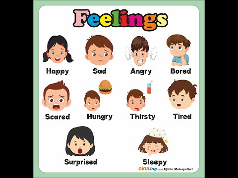 İngilizce Duygular - Learn English Vocabulary - Feelings