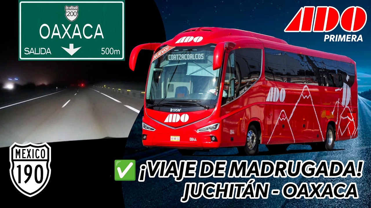 ¡Caí rendido ante ADO viajando de MADRUGADA! | Istmo - Oaxaca | La Revancha| Russoh Busman