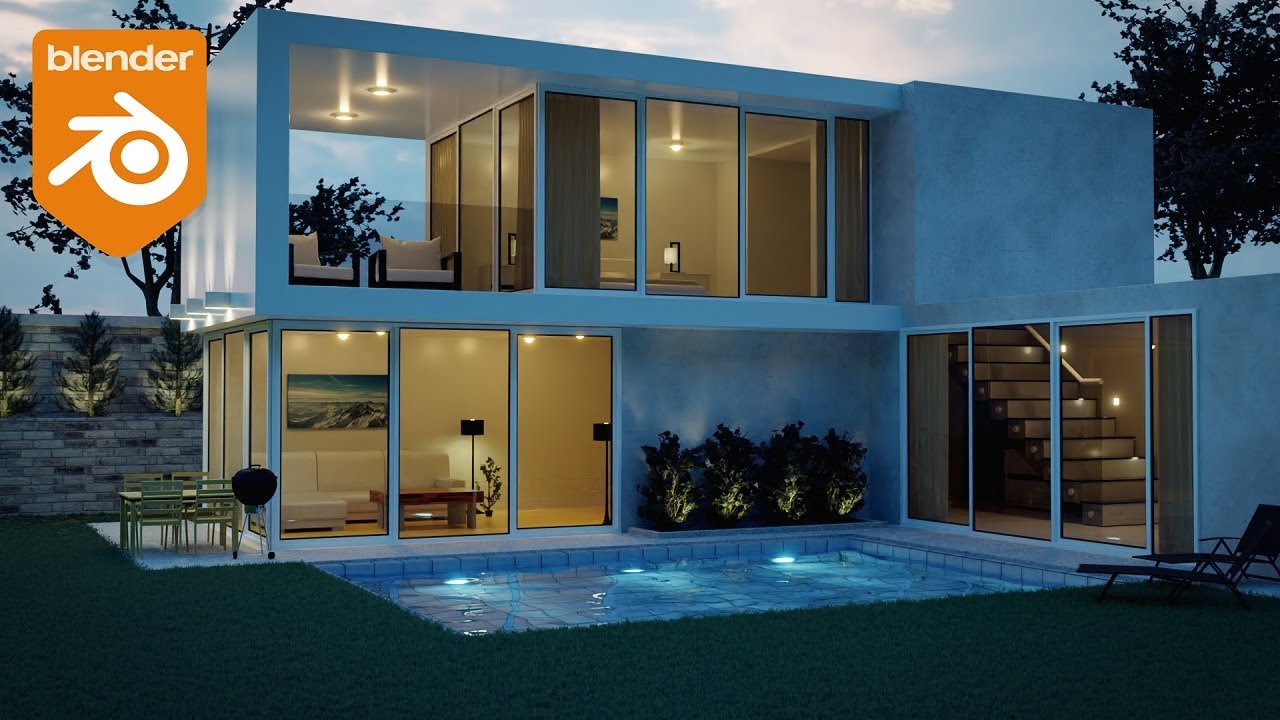 blender 3d house download