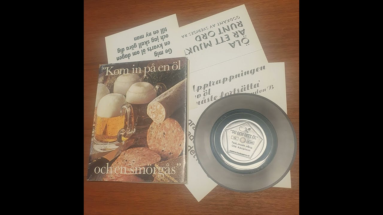 Olle Adolphson | Du och ditt öl