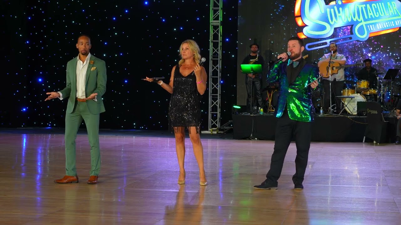 Swingtacular 2024 The Galactic Show! Deon Harrell live ASL translators with Brandi & John MC