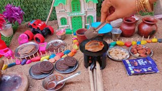 Miniature Oreo Biscuits Chocolate Paratha Recipe | Oreo Biscuit Chocolate Paratha | Biscuits Paratha