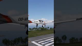 Touchdown with Aerobask Diamond DA50 RG at LTCB | #xplane12