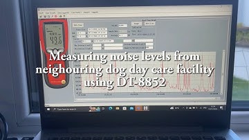Dog day care noise level measurement using RS PRO DT-8852