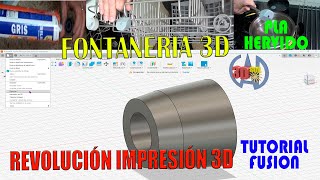 Como reparar  en Fontanería con Impresión 3D: Tutorial de Autodesk Fusion para Piezas de Revolución