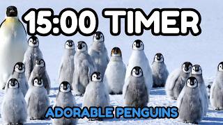 🐧 Penguin Quiet Time Timer | 15 Minutes❄️
