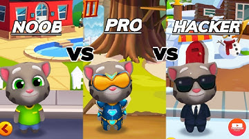 NOOB vs PRO vs HACKER #taking Tom gold run  # Sunny