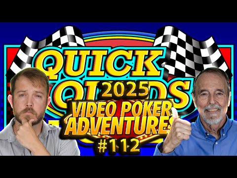 High Limit Quick Quads Video Poker With Dad!
