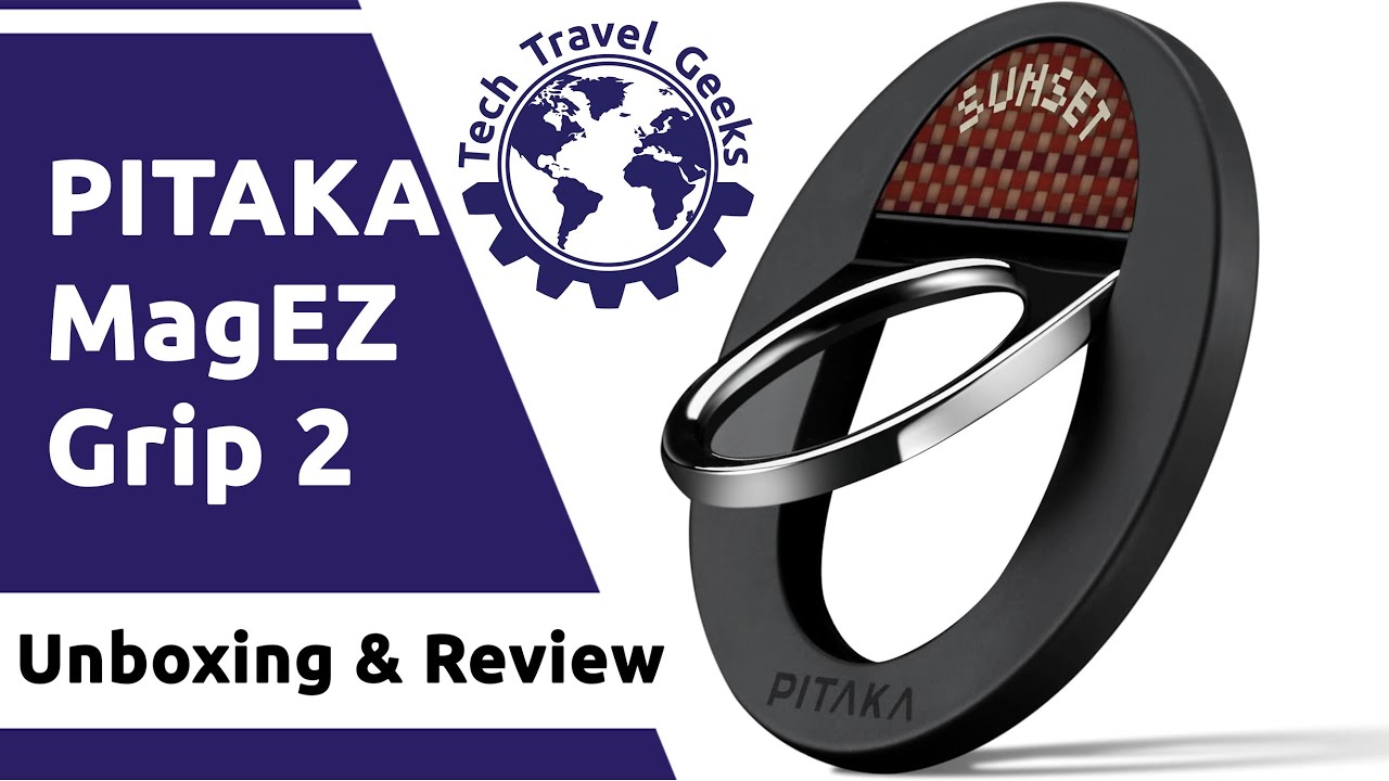 PITAKA Sunset MagEZ Grip 2 Magsafe Magnetic Grip Ring Holder