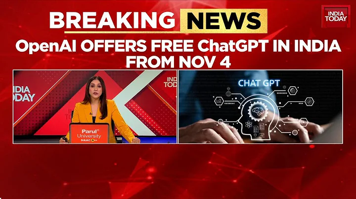 ChatGPT's Big India Play: Premium 'Go' Tier Free For One Year | Breaking News | India Today