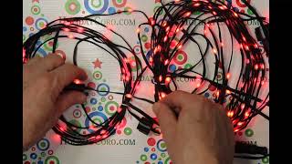 Seed / Pebble Pixel Strings with xConnect Plugs from HolidayCoro.com