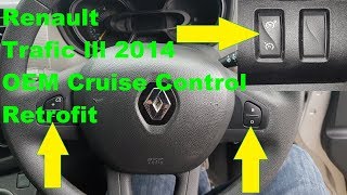 Renault Trafic 3 genuine cruise control retrofit! Including coding!