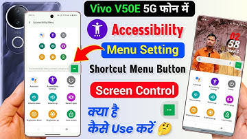 Vivo V50e 5g Accessibility Menu Hidden Features 🔥 | Vivo V50e Accessibility Menu Button Enable Now