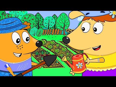 Русский обучающий мультфильм для малышей и детей дошкольного возраста - Семейка Собачек Гав Гав Гав