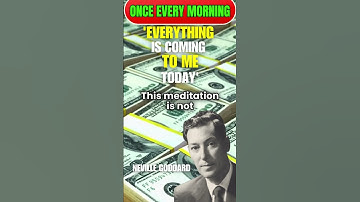 Listen to This Every Morning | Neville Goddard #shorts #world #manifestation #youtube #motivation