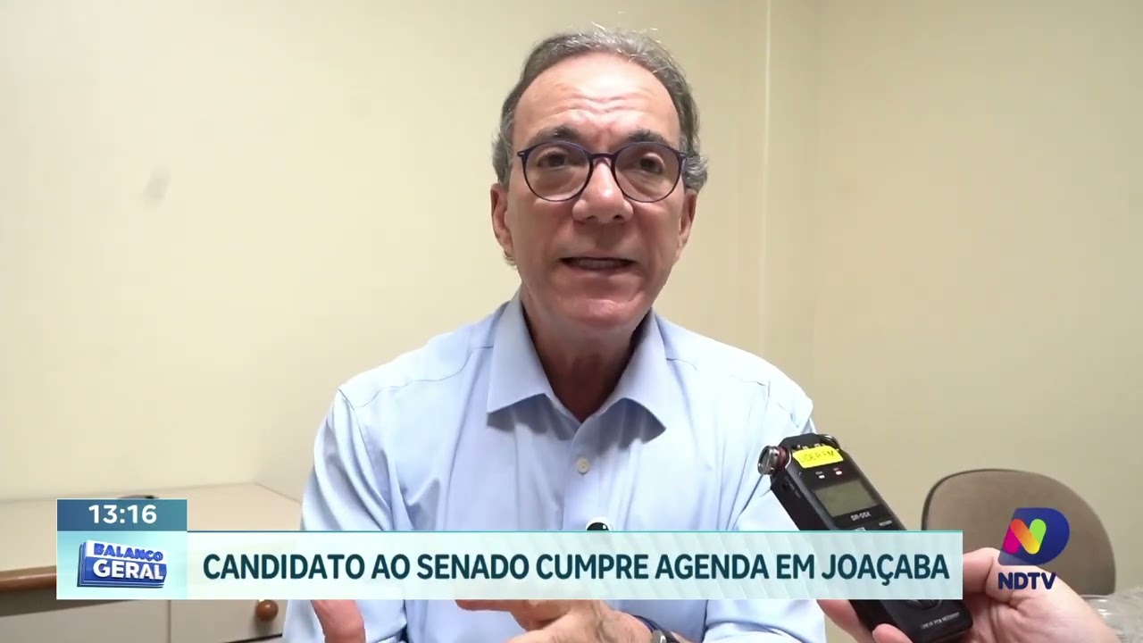 Décio Lima apresenta propostas ao Senado durante visita a Joaçaba - QTU Questões do Universo