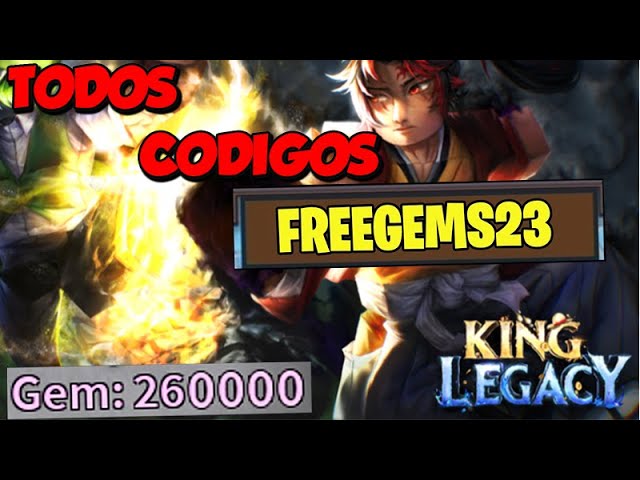 NOVO MEGA CÓDIGO DE 50 GEMAS + 1 MEGA CÓDIGO no KING LEGACY! (KING PIECE)  PEGUE ANTES QUE EXPIRE!!! 