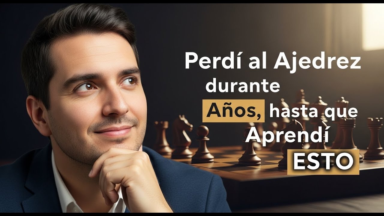 Perdí al Ajedrez durante Años, hasta que Aprendí ESTO