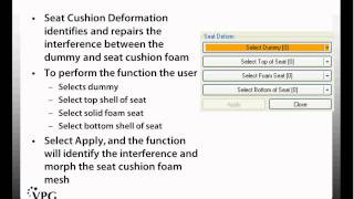 Seat Cushion Foam Modeling
