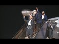 Blues players return home with Stanley Cup