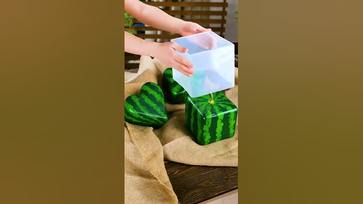 Square watermelon anyone? 🍉