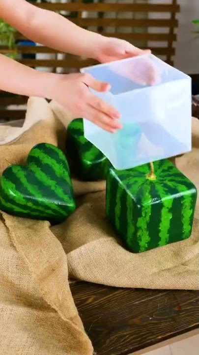 Square watermelon anyone? 🍉