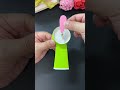 Use paper cups and rubber bands to make fun handheld fan. Children's handcrafts. When it's hot,