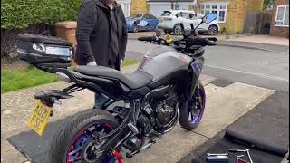 Black widow , Yamaha Tracer 700