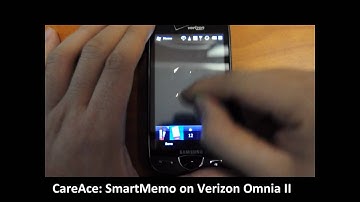 Samsung Omnia II: Smart Memo