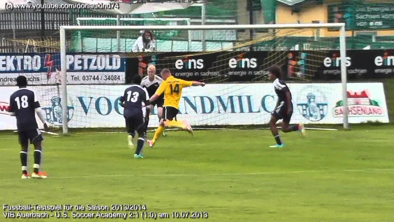 Testspiel: VfB Auerbach - U.S. Soccer Academy 2:1 (1:0) am 10.07.2013