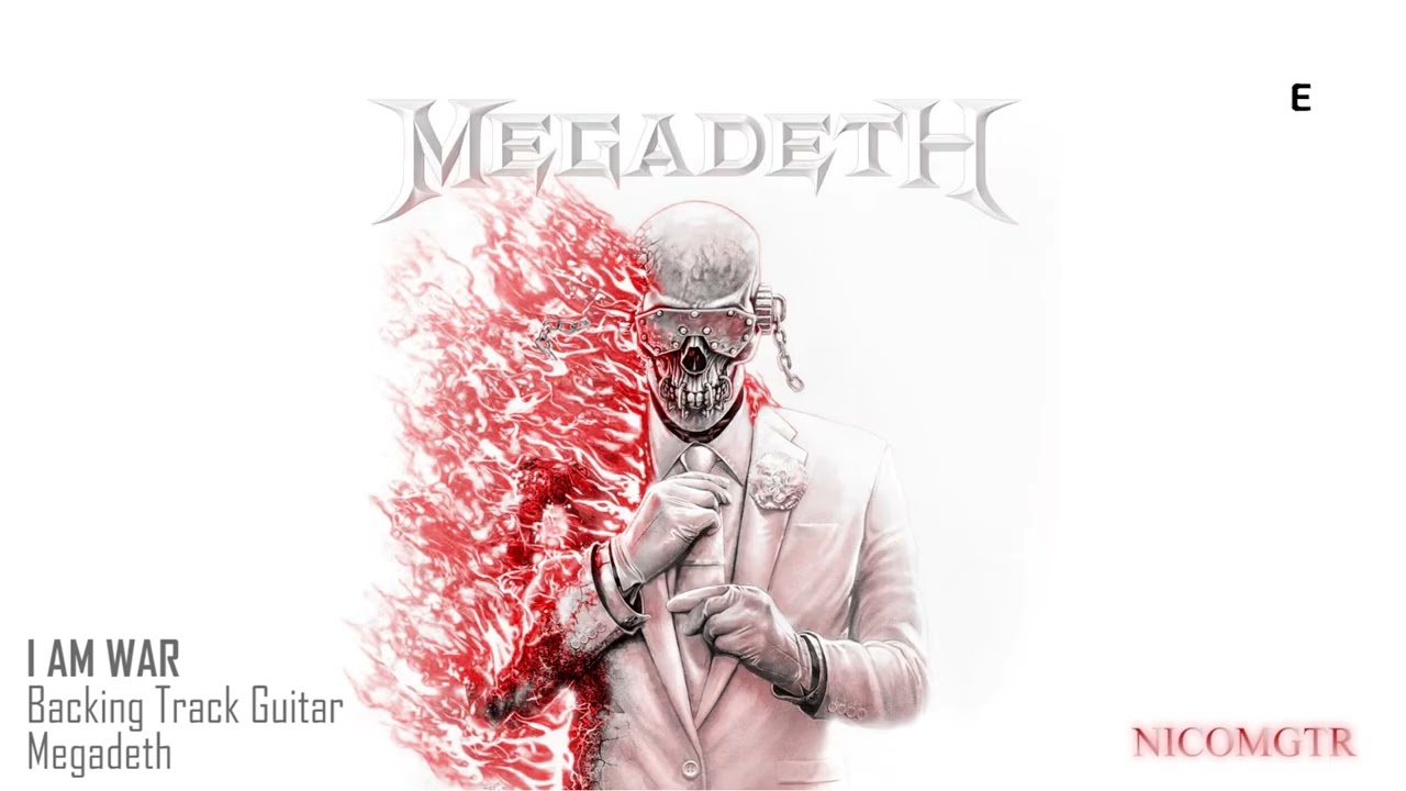 I AM WAR Megadeth Guitar Backing Track