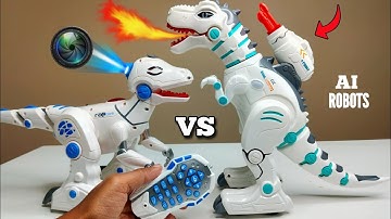 RC AI Smart Trex Programmable Robotic Kit Unboxing & Testing  - Chatpat toy tv