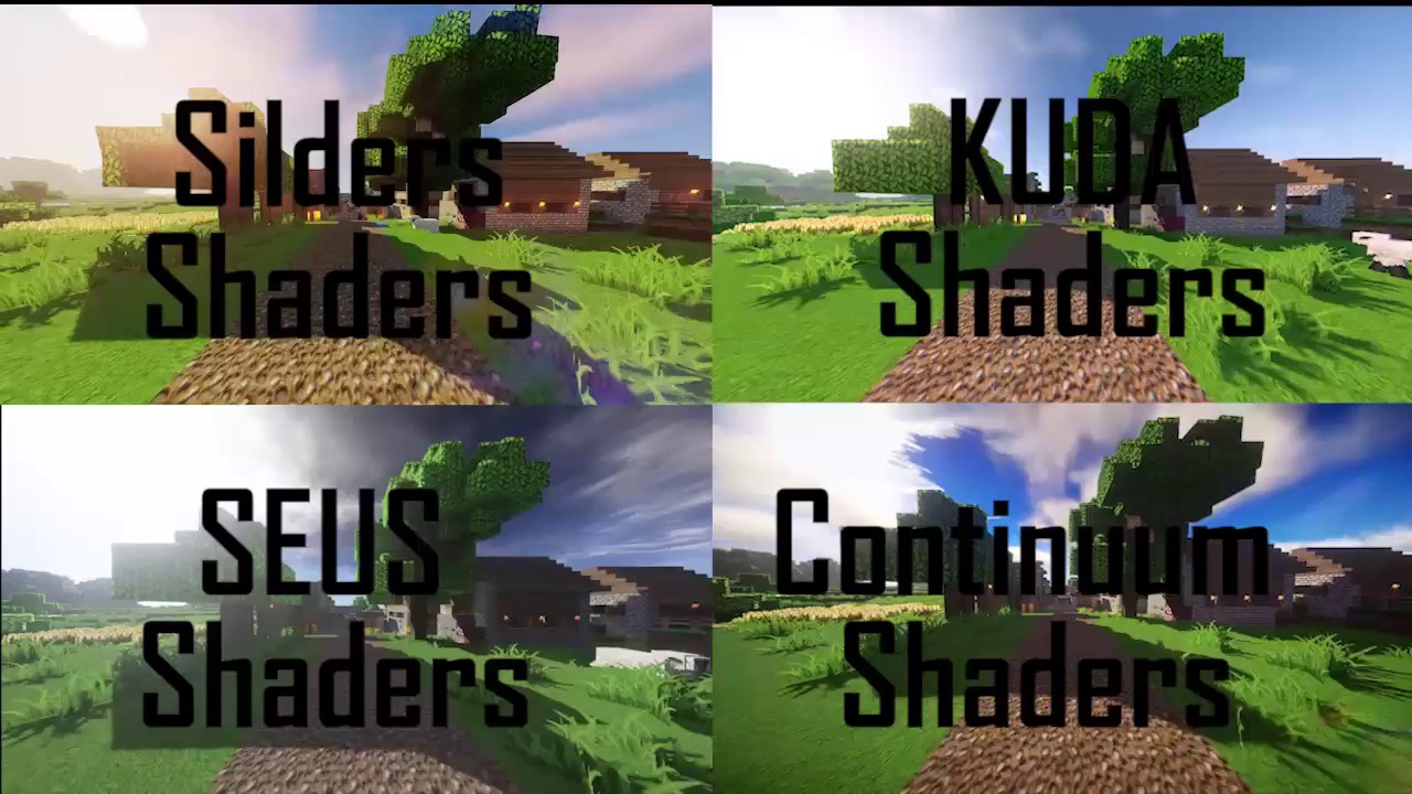 Minecraft Shader Comparison: SEUS, Continuum, KUDA 