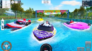 Speed Boat Racing Simulator - Android gameplay - Boat Racing Competition Game #2 screenshot 5