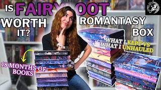 Is Fairyloot Romantasy Box Worth It ❤️‍🔥 18 months of Fairyloot Romantasy subscription Review!